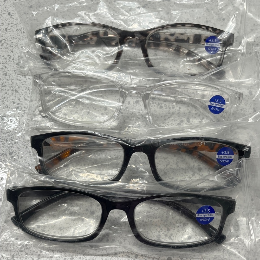 Set of Four Stylish Eyeglasses